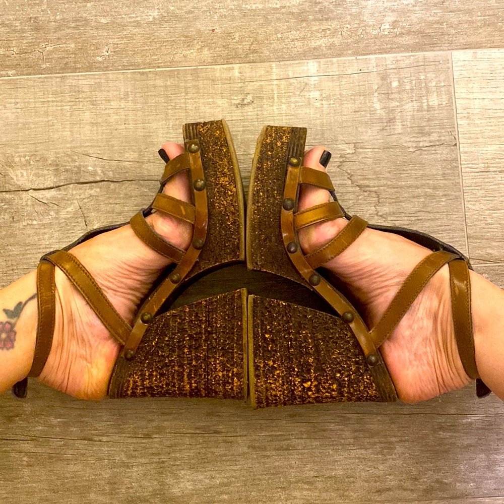 Ying e Yang 90’s cork platforms-made in Italy